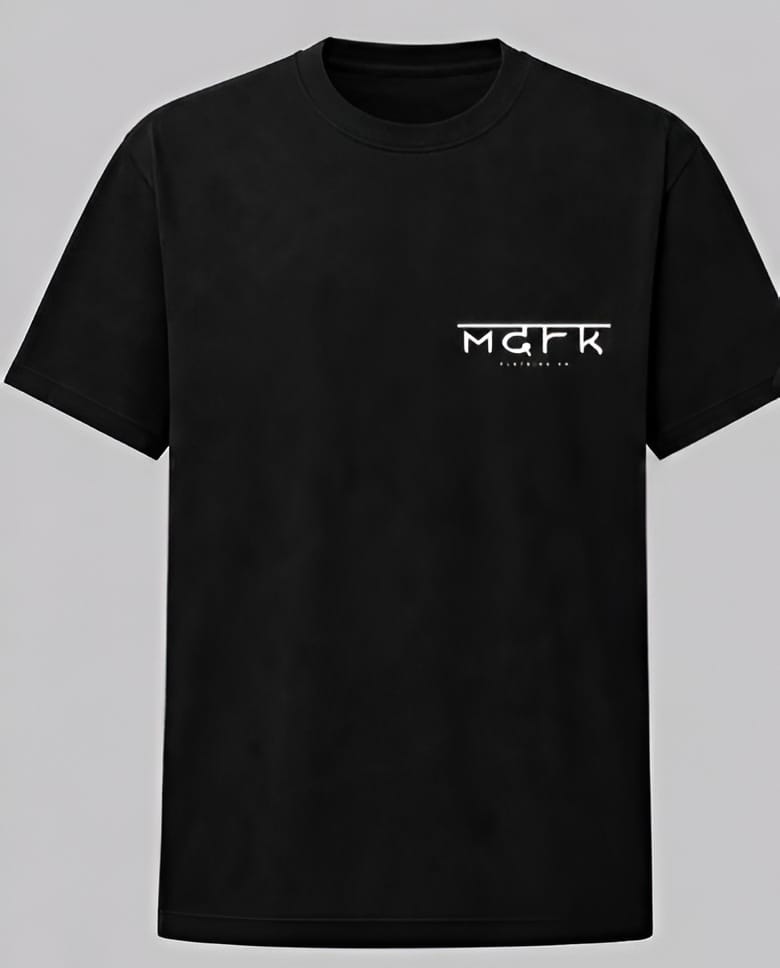 MDFK Heavyweight Oversized T-Shirt - Pitch Black
