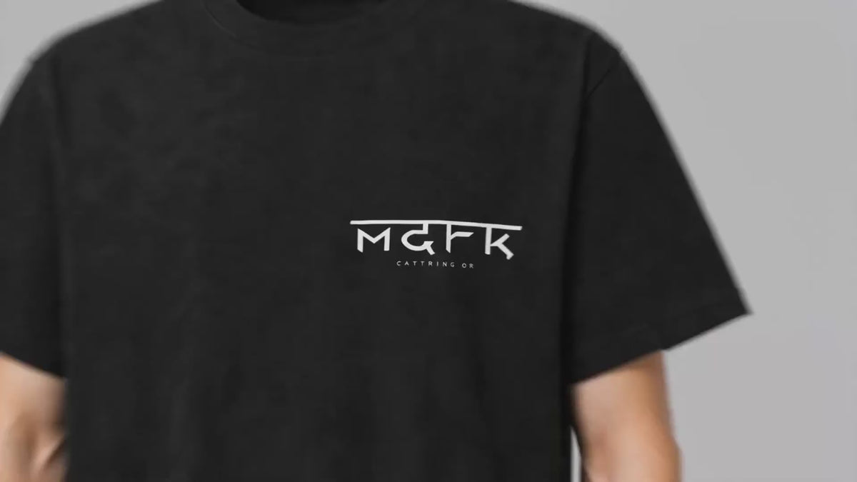 MDFK Heavyweight Oversized T-Shirt - Pitch Black